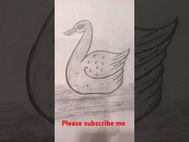 how to easy draw duck #art and craft activity by.kp#drawing #duck#shading #art viral short