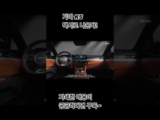 기아 K5 택시 모델 출시??