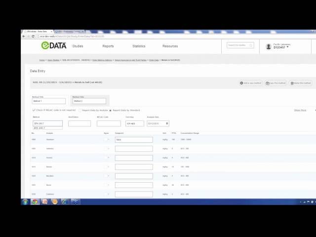 eDATA 2.0 User's Guide: International