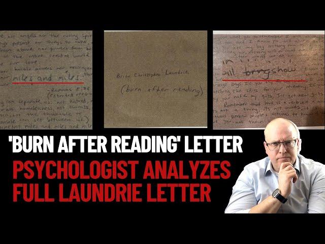 A Psychological Analysis of Brian Laundrie's mother's 'Burn After Reading' Letter