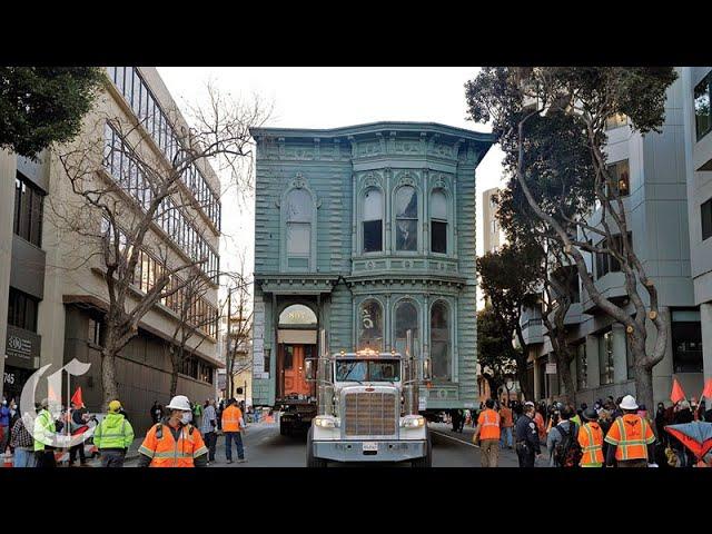 Historic Six Bedroom Victorian House Moves to a New Home in San Francisco