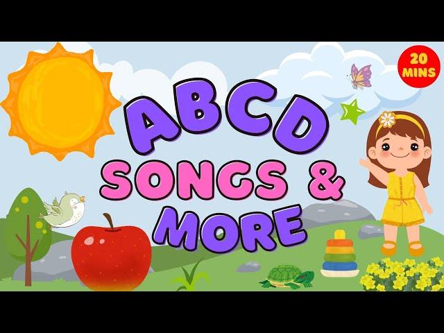 ABC SONGS FOR KIDS AND MORE | ABCtv 123tv Children - Alphabet Songs COLORS, SHAPES Kinder Videos