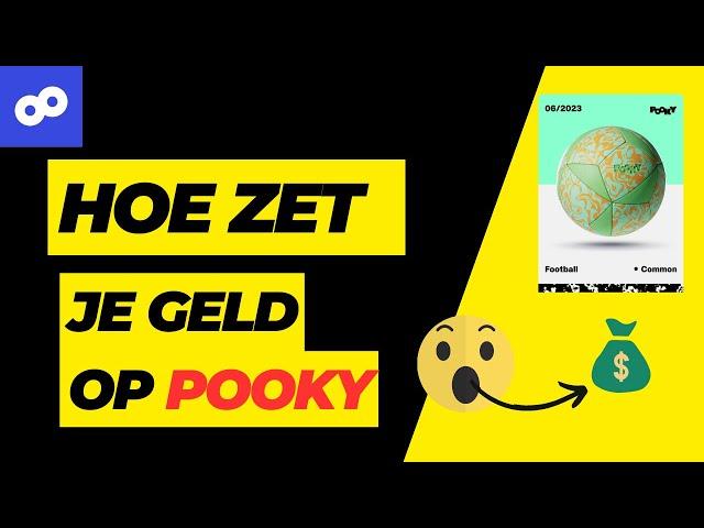 HOE ZET JE GELD OP POOKY?  Pooky Road To Glory #2 #simpelnft #sorare #youtube #pooky