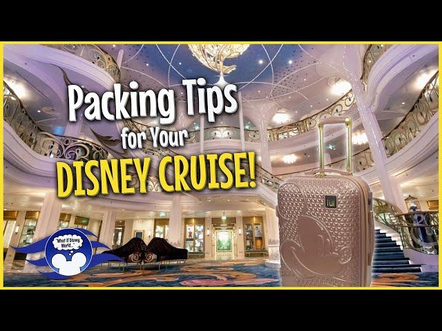 Helpful PACKING TIPS for Your Disney Cruise! (with kids)