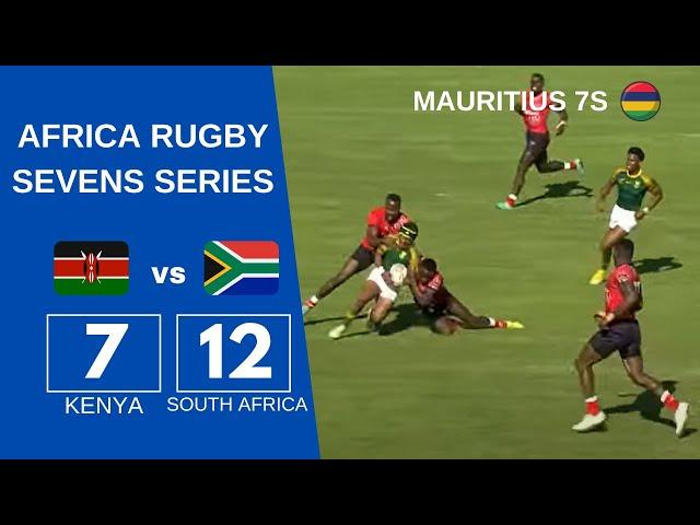 Kenya vs South Africa Rugby Africa Sevens Series 2024 in Mauritius 7s