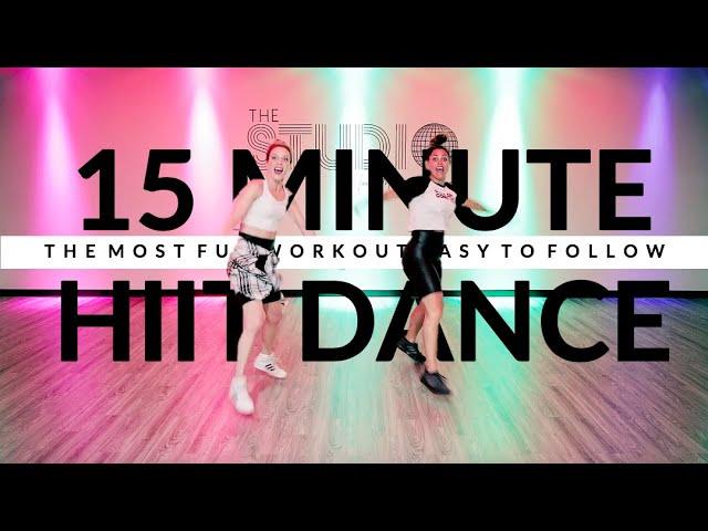 The Most Fun 15 Minute Cardio Dance Fitness Workout EVER