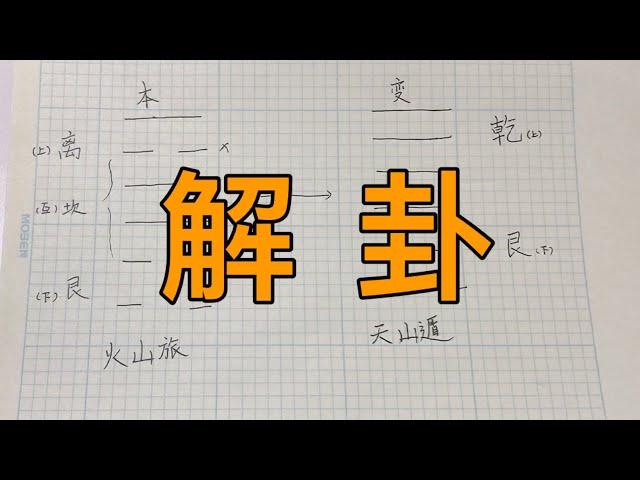 解卦，准到没朋友