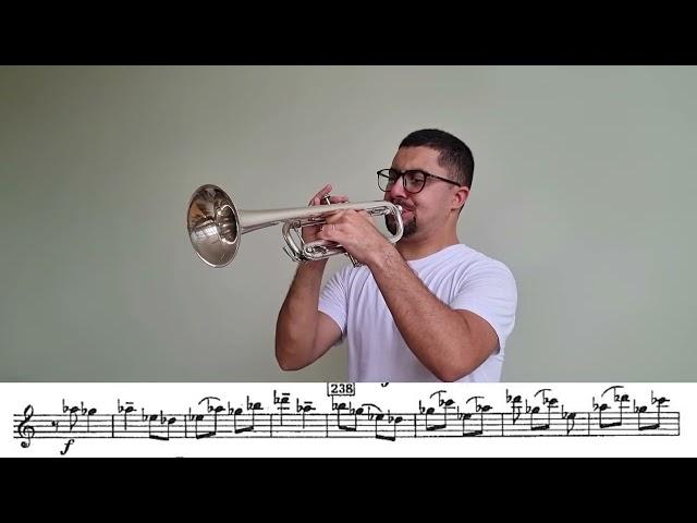 Bartok Concerto for Orchestra - Trumpet Excerpts - 1° Trumpet - Daniel Leal