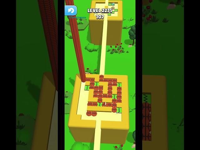 Gameplay top mobile games Relaxing n satisfying game iOS/ANDROID Stacky Dash  #shorts Level 2275