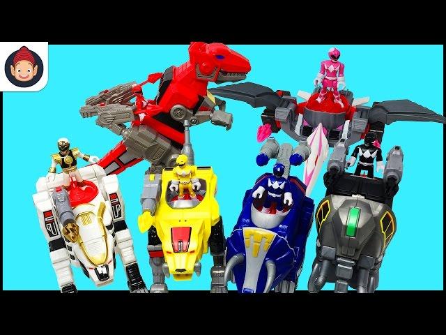 Imaginext Power Rangers Zords Toys Command Center Red Ranger White Ranger Black Ranger Blue Ranger