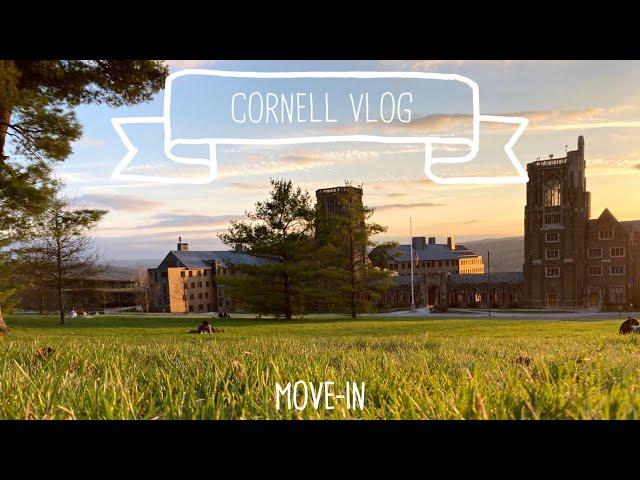 [ENG] Cornell vlog | Cornell move in | Carl Becker House Tour | Dorm/facilities | kellygraphy