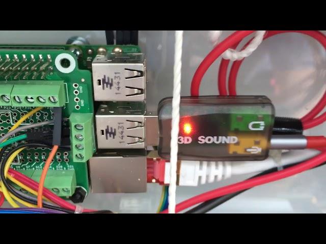 Four Raspberry Pi 3’s In Outdoor Enclosure Setup With Baofeng Radio’s, Temp And Humidity Sensors.