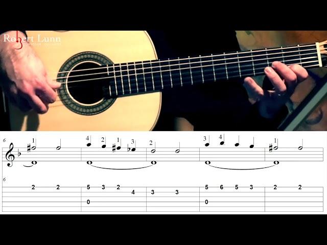 EGYPTIAN DANCE (Saint-Saëns) - Includes Sheet Music/TAB - Classical Guitar