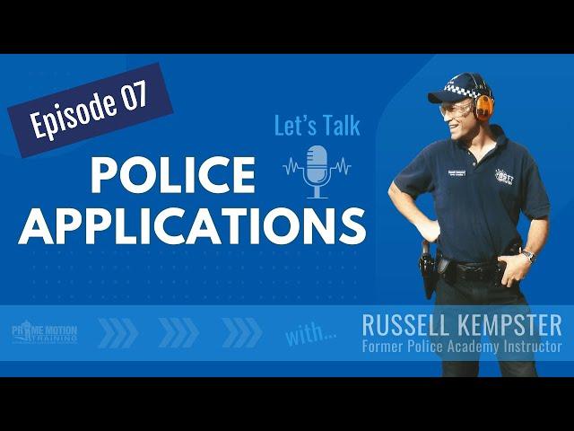 Let's Talk Police Applications | Should you get a criminology degree or work at McDonalds?