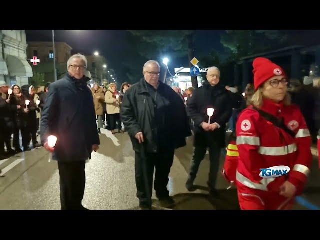 Lanciano, la fiaccolata per Andrea Prospero