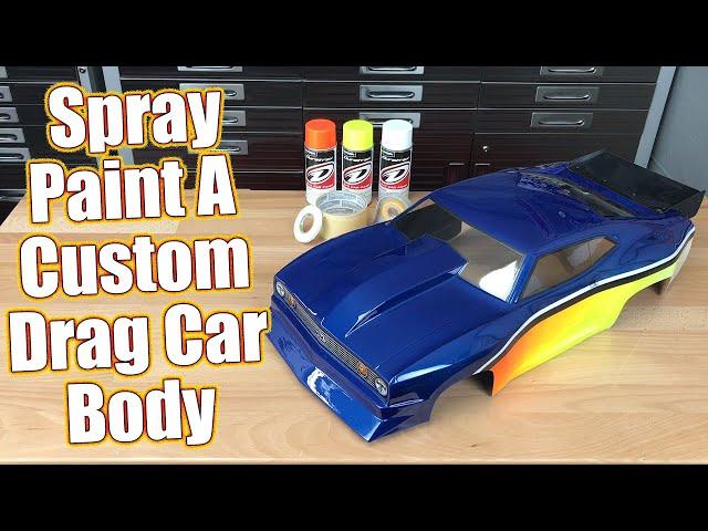 Paint Tips! Create A Custom RC Drag Car Body With Spray Cans & Tape | RC Driver