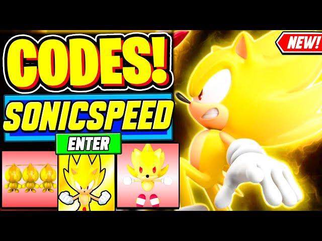 ️New️ ALL WORKING CODES For Sonic Speed Simulator 2024 - Roblox  Sonic Speed Simulator Codes 2024