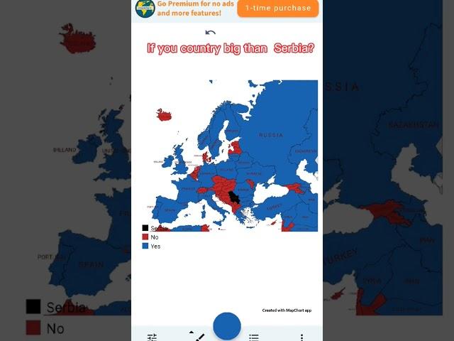 If you country big thN Serbia?