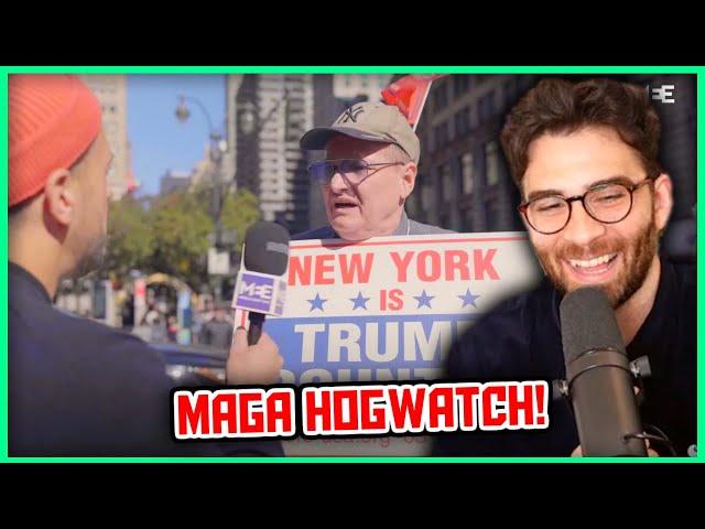 Hogwatch at the Trump Rally | Hasanabi Reacts to Middle East Eye