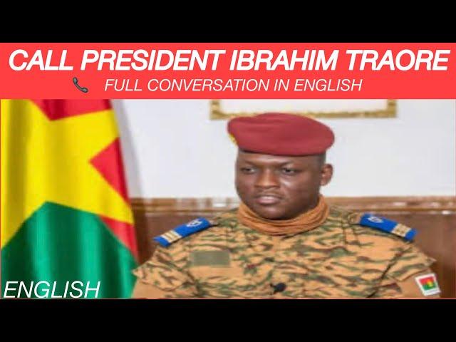 President Captain Ibrahim Traore Telephoned Q&A Time #africa #burkinafaso (ENGLISH )