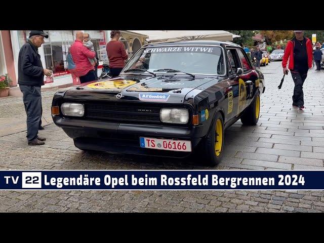 MOTOR TV22: Legendäre Opel Record "Schwarze Witwe", Kadett oder als Cabrio Rossfeld Bergrennen 2024