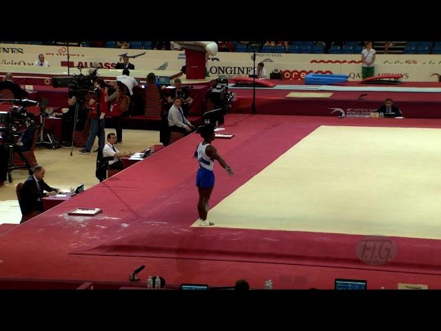 LARDUET Manrique (CUB) - 2018 Artistic Worlds, Doha (QAT) - Qualifications Floor Exercise