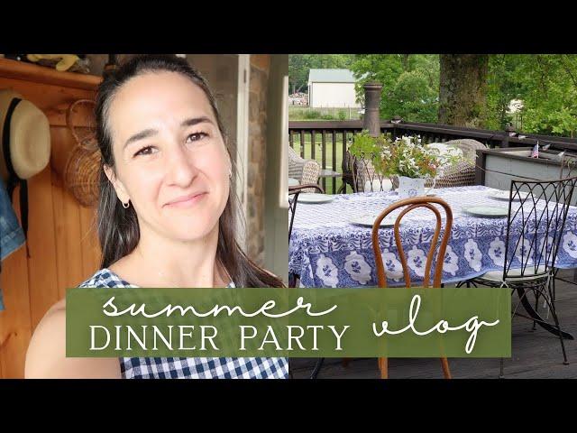Summer Entertaining VLOG (hosting hacks + mishaps included!)