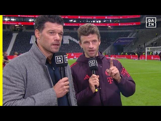 Müller & Ballack - wilde Diskussion nach Abpfiff!  | DAZN