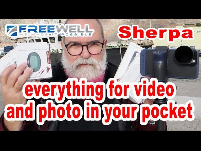 Freewell Sherpa   anamorphic lens and filters for video and photography with iPhone - IN ENGLISH