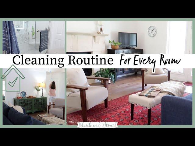 Whole House Cleaning Routine 2022 | New Weekly Cleaning + Zone Cleaning | Clean & Tidy Home Habits