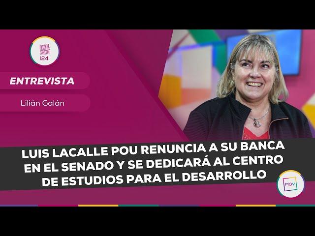 Luis Lacalle Pou renuncia a su banca en el Senado | Lilián Galán en #INFO24