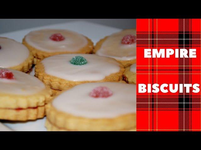 Scottish recipe Empire biscuit recipe :) Bake with me!