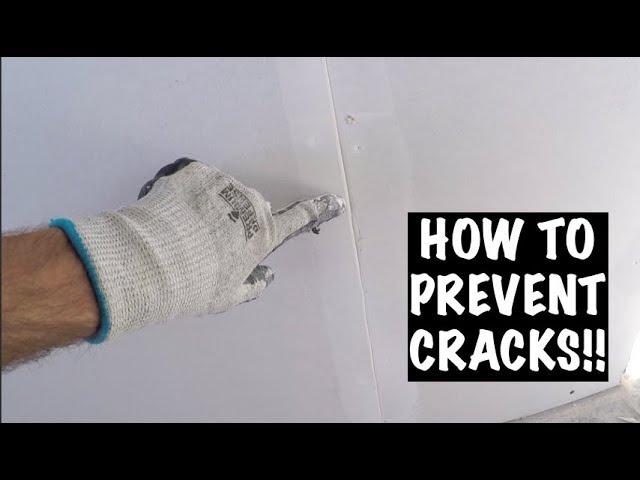 PRE-FILLING DRYWALL (HOW TO PREVENT CRACKS)