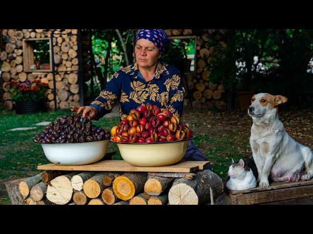 Delicious Appetizer - Pickled Plums with Garlic