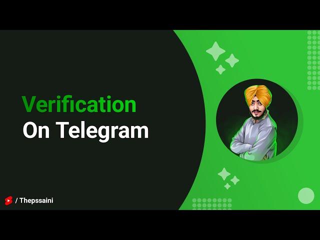 How To Get Verified On Telegram?