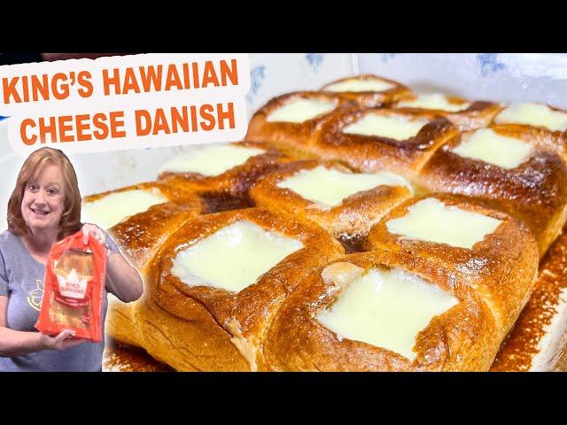 KING'S HAWAIIAN CHEESE DANISH, Easy Breakfast or Dessert Recipe