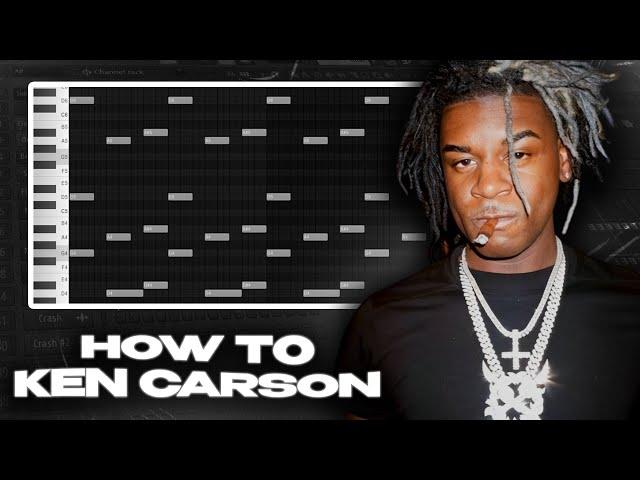 HOW TO MAKE "MORE CHAOS" BEATS FOR KEN CARSON (fl studio tutorial)