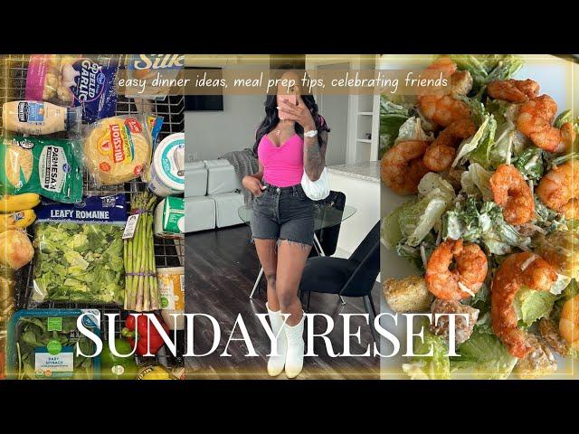 SUNDAY RESET ROUTINE | how to meal prep + weekly motivation