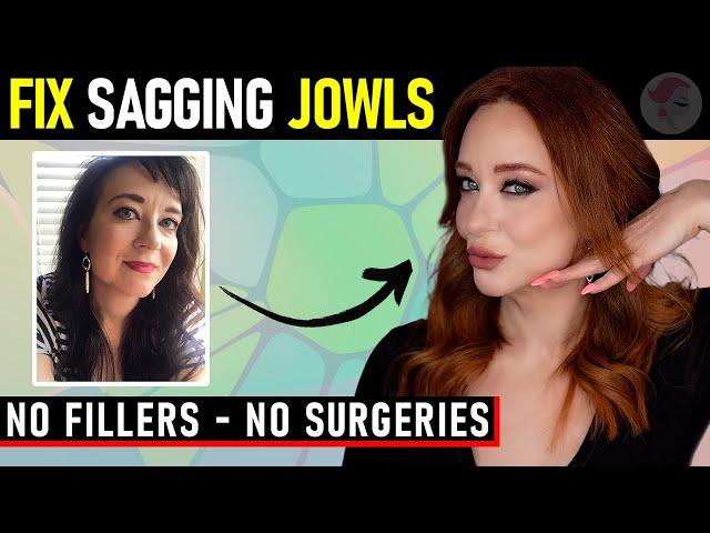 Fix Sagging Jowls in 5 Easy Steps! 47: No Fillers, No Surgery! How I Fixed Mine!!