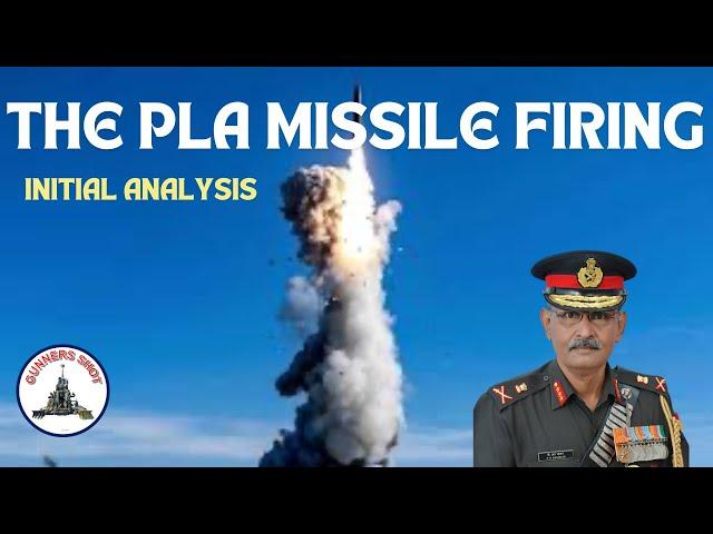 THE PLA MISSILE FIRING : AN INITIAL ANALYSIS / LT GEN P R SHANKAR (R)