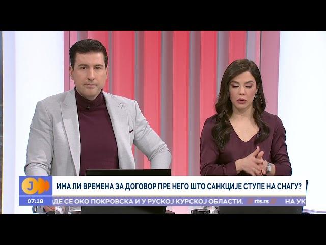 RTS JUTARNJI PROGRAM -  Evropa će kupovati ruski gas kako bi se postigao dogovor o miru u Ukrajini