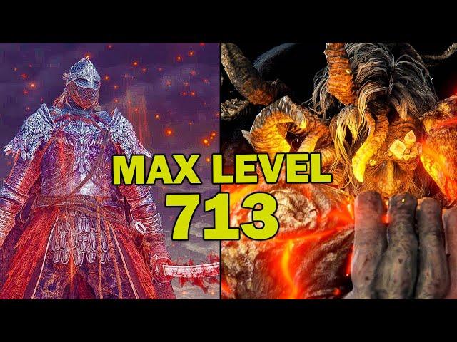 Elden Ring - MAX LEVEL 713 VS Bosses Gameplay