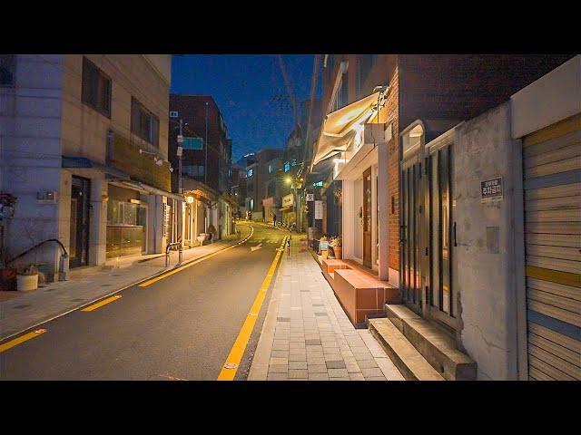 Seoul Night Walk on Sejong Village | Korea travel Guide 4K HDR