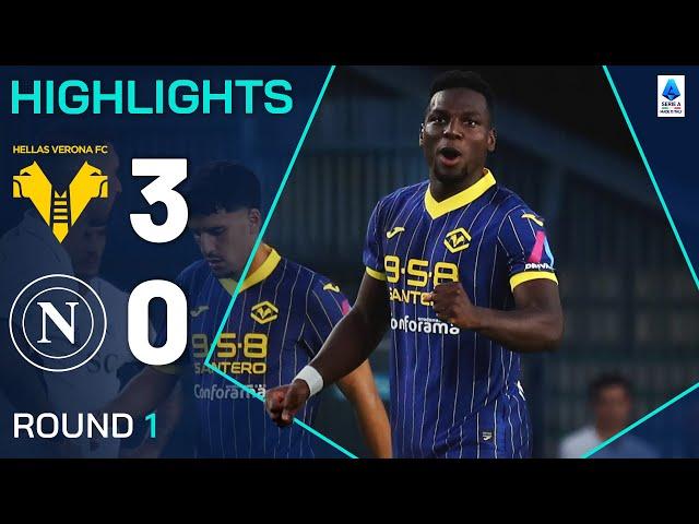 VERONA-NAPOLI 3-0 | HIGHLIGHTS | Mosquera and Livramento shock Napoli | Serie A 2024/25