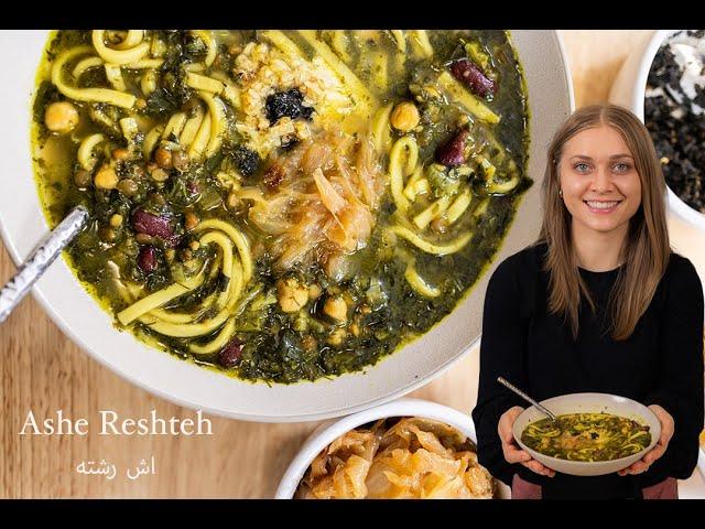 Ashe Reshteh [آش رشته] for Shabe Yalda (Persian Bean and Noodle Soup)