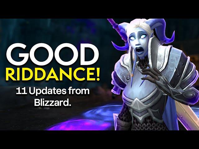 A Bit of WoW I HATE Is Being Replaced! 11 Updates From Blizzard