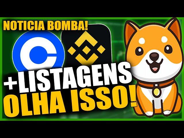 BABY DOGE URGENTE! GRANDE NOTICIA DEPOIS DA LISTAGEM NA BINANCE! NOVA VALORIZAÇÃO DA BABY DOGECOIN