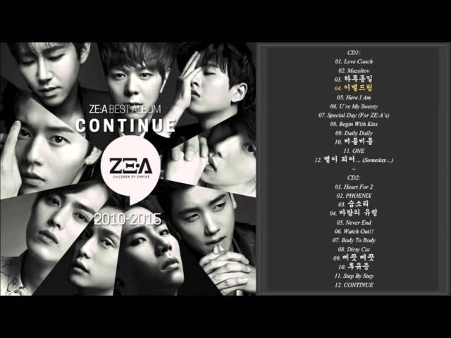 ZE:A (제국의 아이들) best album - CONTINUE | ZE:A best song & single