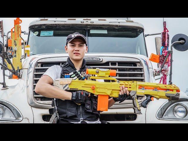 LTT Game Nerf War : Couple Warriors SEAL X Nerf Guns Fight Braum Crazy Wanted Criminals