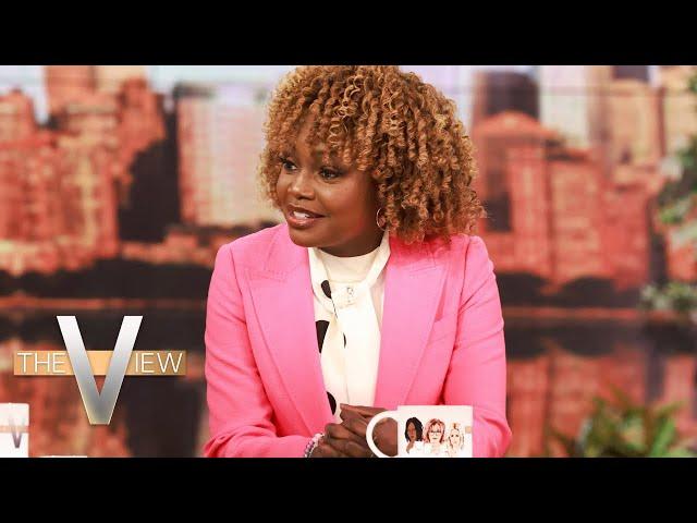 White House Press Secretary Karine Jean-Pierre Reacts to Biden Exiting 2024 Race | The View